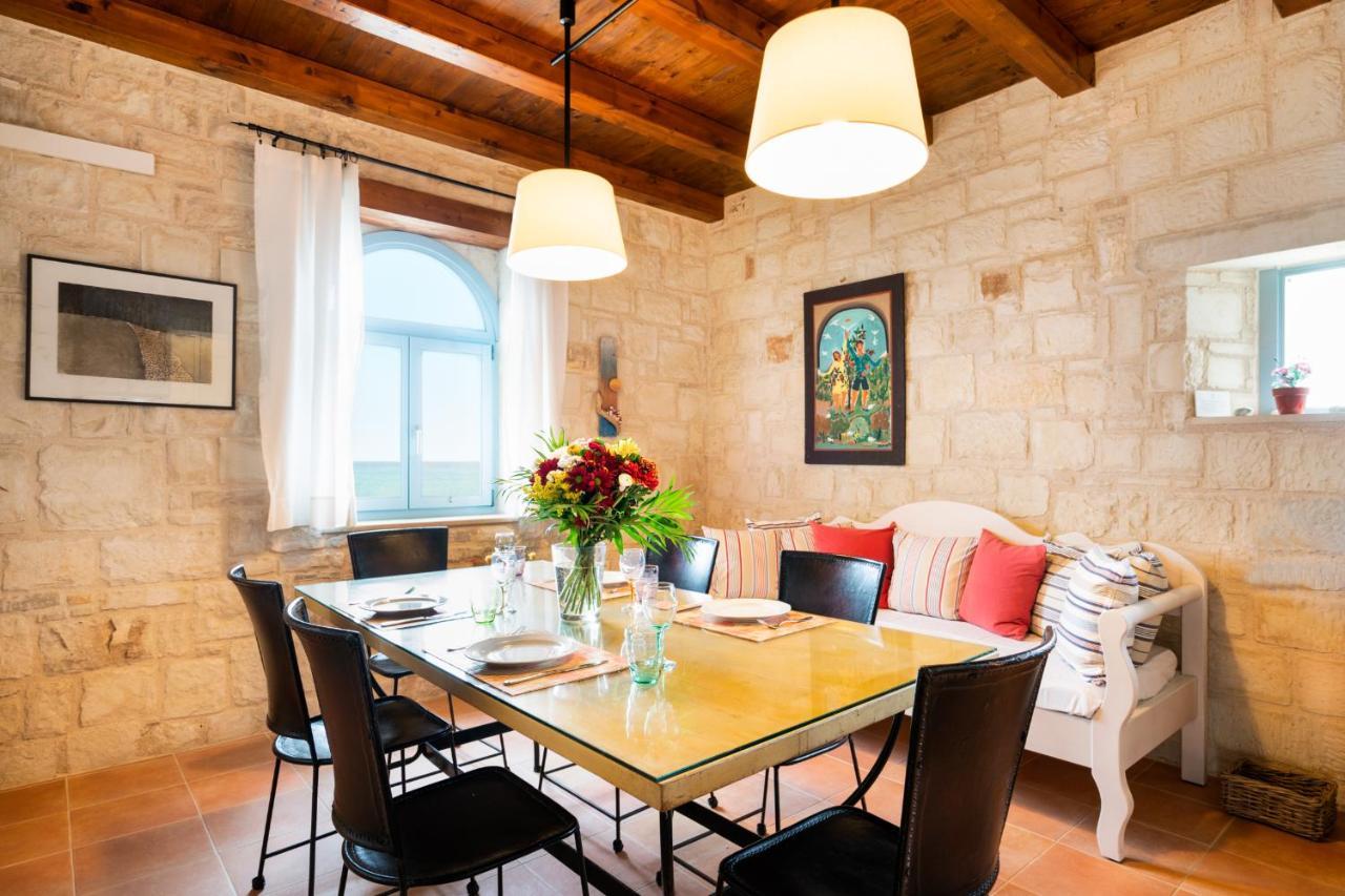 Beachfront Villa Turquoise With Private Pool, Bbq And Ping Pong Table Chania  Luaran gambar